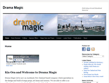 Tablet Screenshot of dramamagic.com
